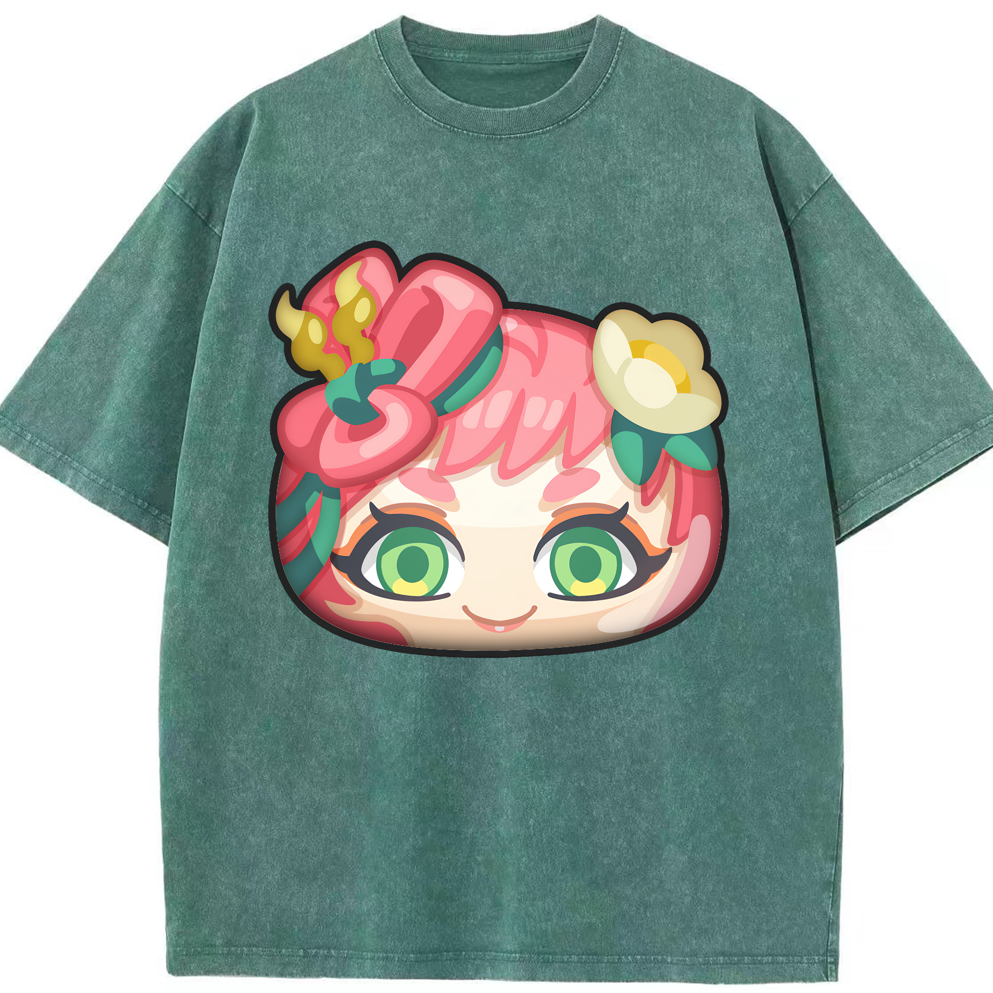 （画像用） 妖怪ウォッチ Yo-kai Watch 綿100% ヴィンテージ風 半袖Tシャツ（フロントプリント）
